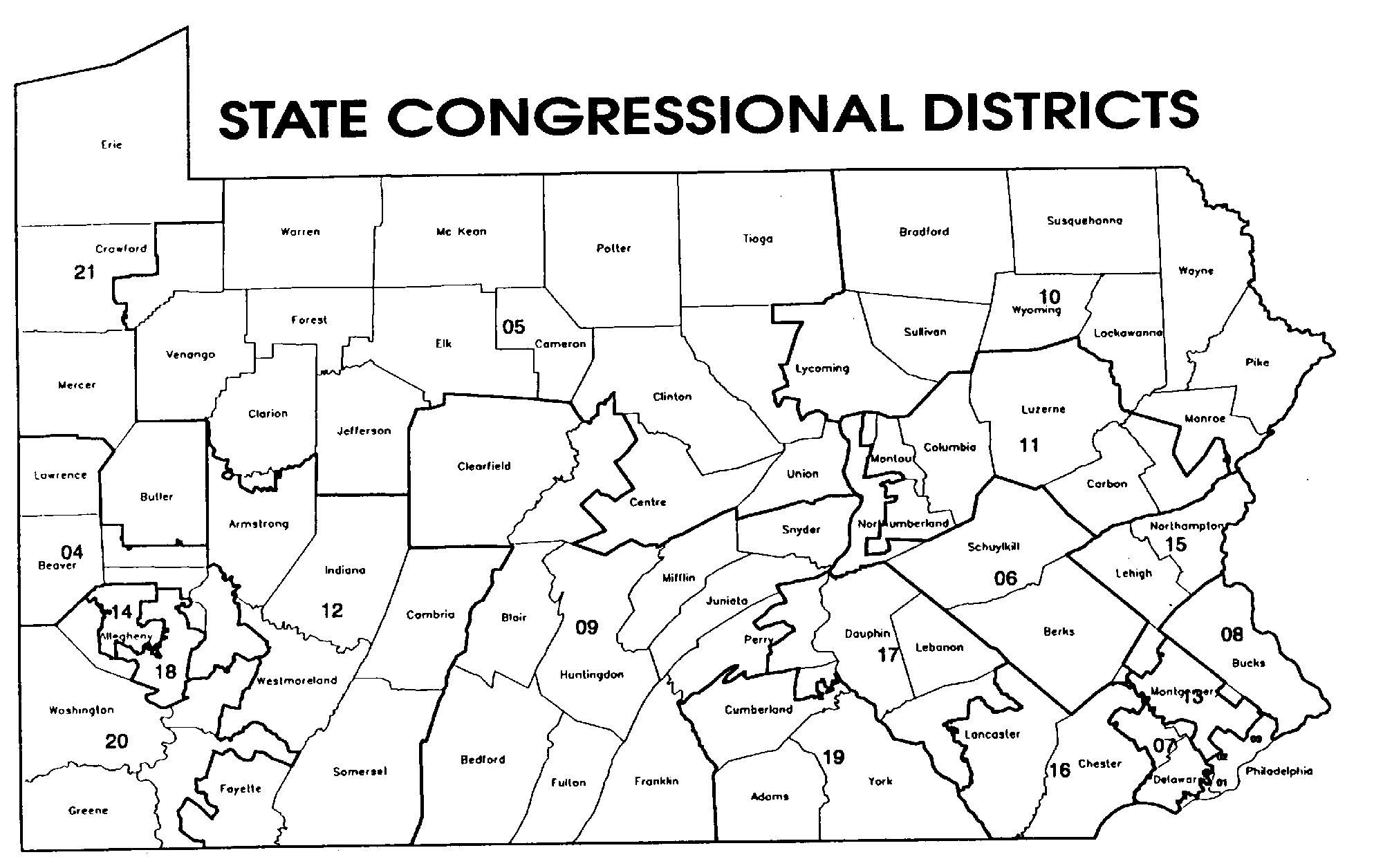 Pa House Districts