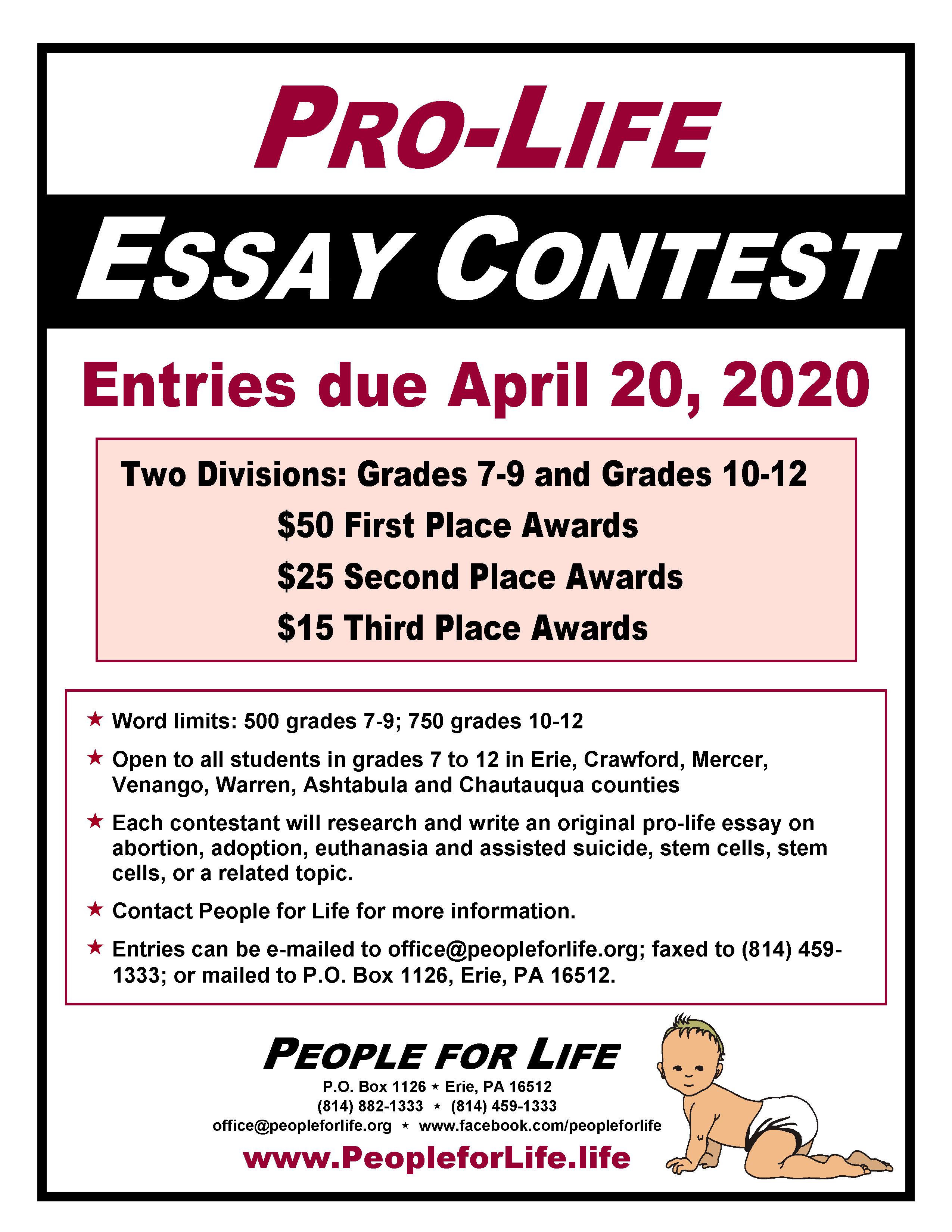 Dividends for life essay contest