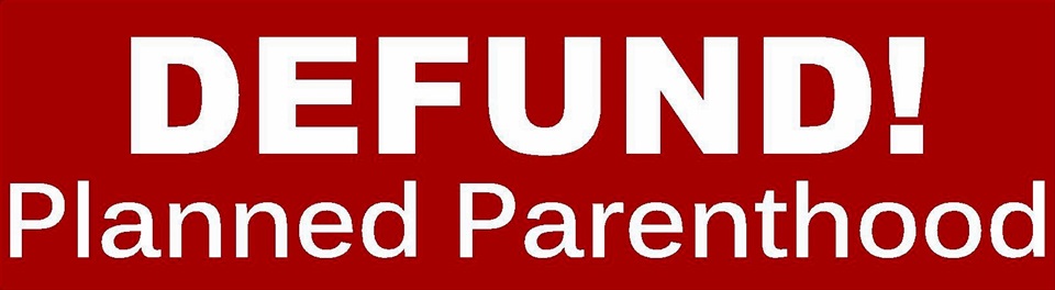 Defund Planned Parenthood Bumper Sticker